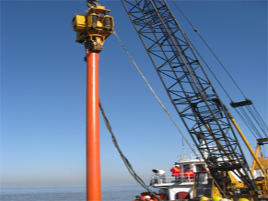 水泥壓塊安（ān）裝