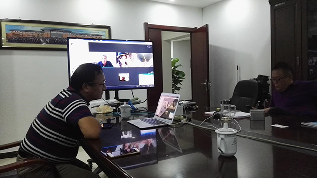 項目合作視頻會議