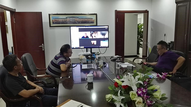 項目（mù）合作視頻會議