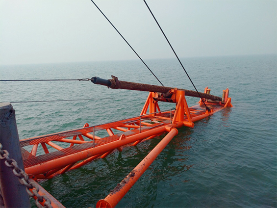 原渤西棄置海（hǎi）管高沙嶺區海管回收項目順利完工！