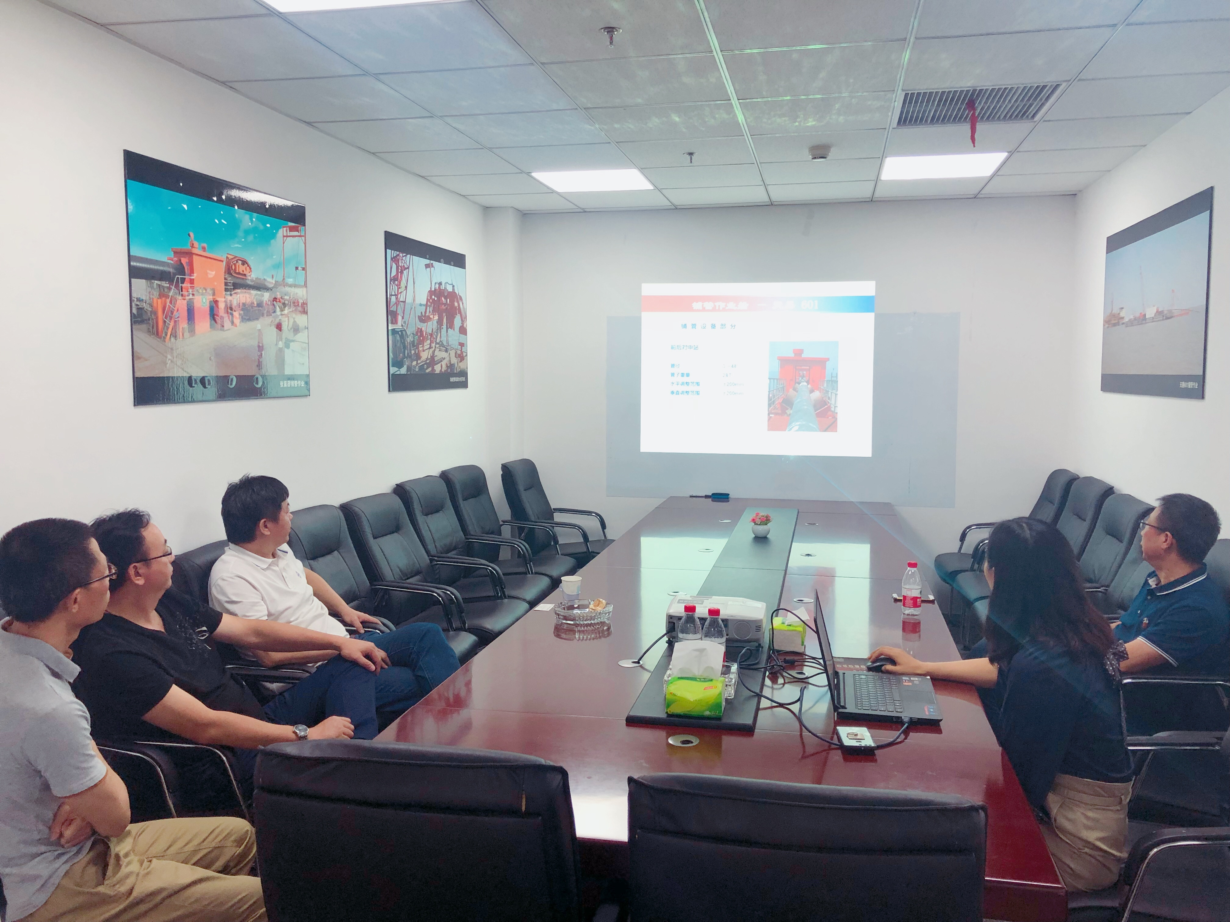 我司與中交廣州水運工程設計研究院洽談合（hé）作