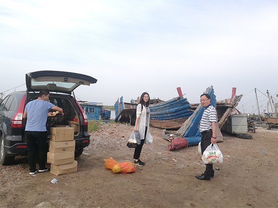 我司總（zǒng）經理視察（chá）及慰問月東油田海底電纜裸露治理項目施工現場