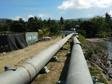 菲律賓海上取排水管線項目（2017-2018年--江蘇電建）