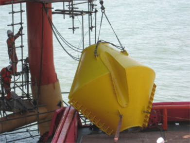 JZ9-3油田平台抗冰錐設計、製作、安裝項目（2009年--中海油）