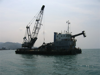 印度尼西亞SES海管預挖（wā）溝項目（2005-2006年--中海油）