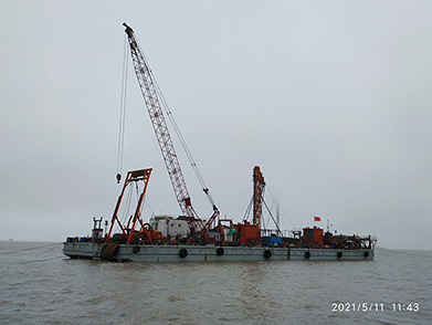 國華竹根沙（shā）H1＃海上風電場項目（mù）35KV海纜敷設施工工程（2021年）