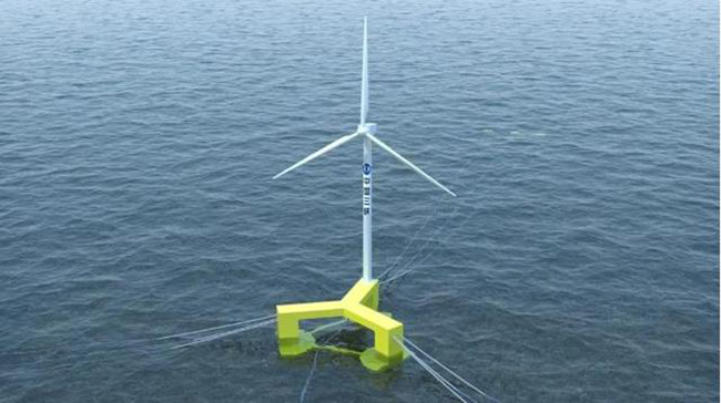 可抗17級台風！全球首（shǒu）台抗台風型漂浮式海上風電機（jī）組下線