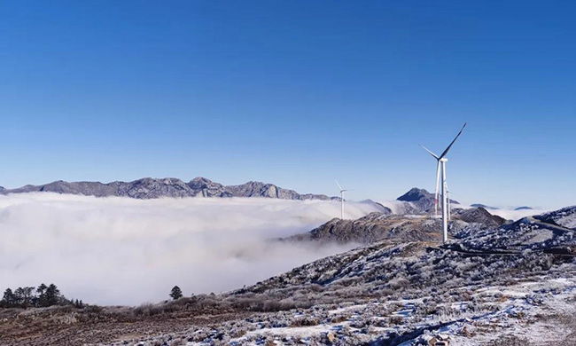 5150米！世界最高海拔風電機組完成吊裝&nbsp;&nbsp;