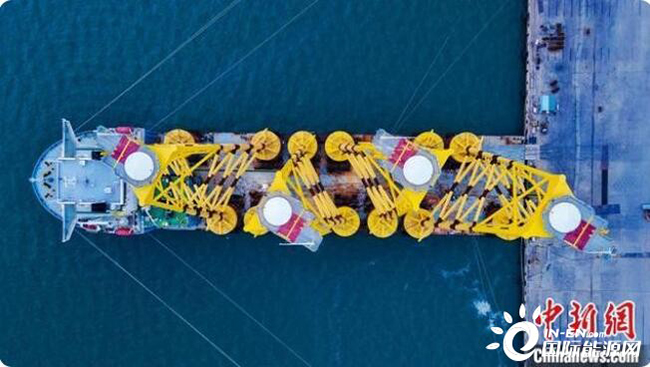 全球最深吸力筒式海上風電項（xiàng）目34套導（dǎo）管架交付