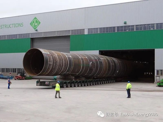 單根1895噸！德國EEW完成建造用於美國首個商業化海上（shàng）風電項目單樁基礎
