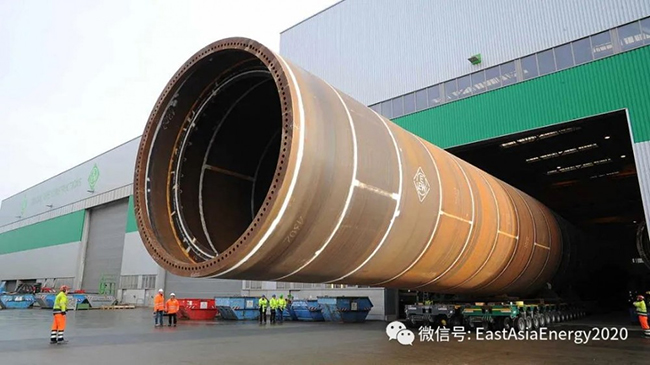 單根1895噸！德國EEW完（wán）成（chéng）建造用於美國首個商（shāng）業化海上風電項目單樁基礎