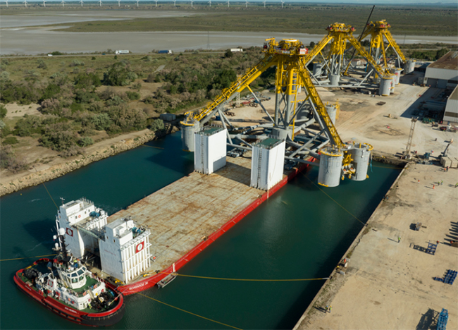 圖（tú）說丨全球首個張力腿漂浮式海上風（fēng）電基礎下水