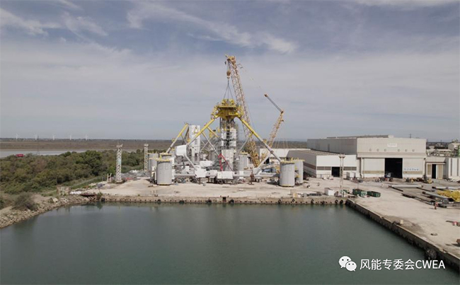 圖說丨全球首個張力腿漂浮式海上風電基礎下水