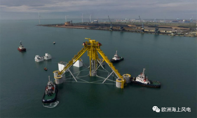 全球首台張力腿浮式風機安裝（zhuāng）完成！