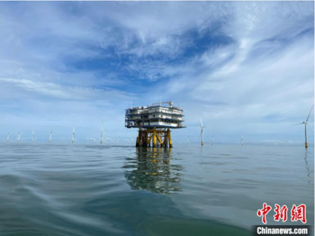 江蘇（sū）利用海上（shàng）風電平台建成海洋地震監測網