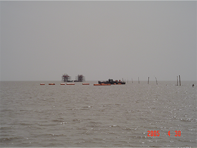 遼河油田海（hǎi）南8海底管線（xiàn）鋪設項目（2005年--中石油）