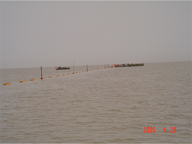 遼河油田海南8海底管線鋪設項目（2005年--中石油）