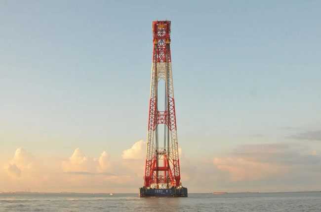 中交三航投建！5000噸海上風電船試航成功