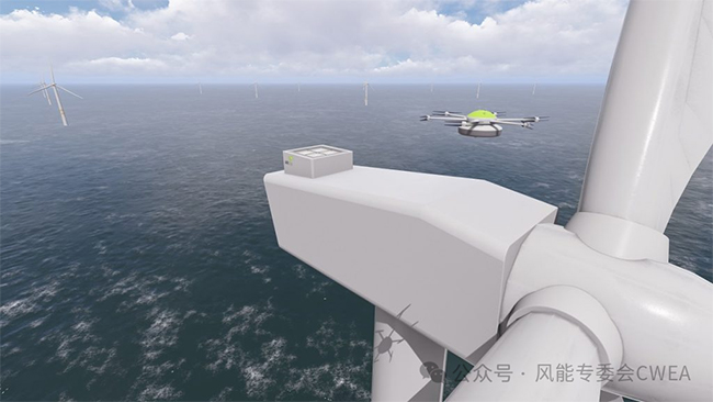 歐洲（zhōu）海上風電（diàn）場測（cè）試AI貨運無人機
