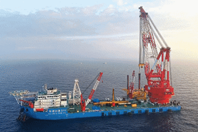 雙“艦”合璧！港航局實現海（hǎi）上風電全流程自主化施工