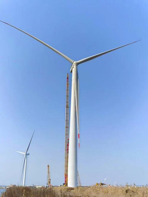 中船科技首台H260-12.6MW海上機組完成吊裝