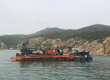 大連南碼頭海纜鋪設項目（2020年（nián）--亨通海工）