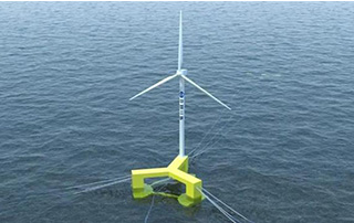 可（kě）抗17級台風！全球首台抗台（tái）風型漂浮式海上風電機組下線