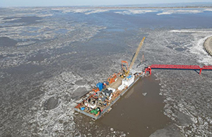 冀東南堡1-29儲（chǔ）氣庫（kù）先導試（shì）驗地（dì）麵工程注采集輸管道（dào）項目鋪管船施（shī）工項目順利完工