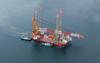 中集來福士交付“華夏鴻鵠01”新型風（fēng）電安裝船