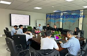 中交第三航務工程（chéng）局（jú）蒞臨（lín）我司洽談國際項目合作