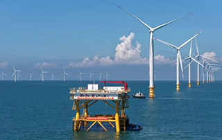 全國首個吸力筒基礎桁架式“風漁融合”型海洋牧場正式投產