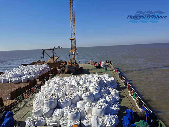 月東（dōng）油田海底管道裸露、懸空治理項目（2021年--天時集團）