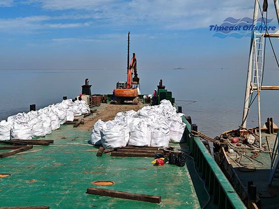 月東油（yóu）田2024年海管懸空治理施工（gōng）項目