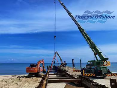 馬來（lái）西亞 SPL管線工（gōng）程近岸段（duàn）施工（2025年--華西海工）